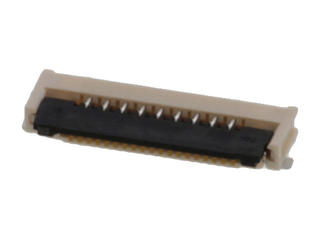 2005290090 - 1.00mm Pitch Easy-On FFC/FPC Connector, 1.90mm Height, Single Bottom Contact (FS19), Right-Angle, Surface Mount, ZIF, 9 Circuits