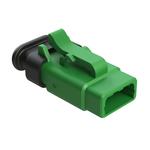 Amphenol-ATM06-3S-SR01GN Connector Discrete Wire Housing Conn Housing RCP 3 POS Crimp ST Cable Mount Green Amphenol-ATM06-3S-SR01GN Connector Discrete Wire Housing Conn Housing RCP 3 POS Crimp ST Cable Mount Green