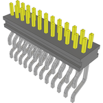 Samtec-FTMH-112-03-F-DH Connector Headers and PCB Receptacles Conn Micro Terminal Strip HDR 24 POS 1mm Solder RA Side Entry SMD Tube