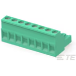 TE Connectivity-796634-8 Connector Terminal Blocks Conn Eurostyle Block F 8 POS 5.08mm Screw RA Cable Mount 15A/Contact