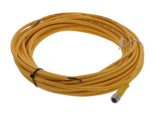 1200860143 - Nano-Change (M8) Single-Ended Cordset, 4 Poles, A-Coded, Female (Straight) to Pigtail, 24 AWG, Yellow PVC Cable, 1.0m (3.28') Length 1200860143 - Nano-Change (M8) Single-Ended Cordset, 4 Poles, A-Coded, Female (Straight) to Pigtail, 24 AWG, Yellow PVC Cable, 1.0m (3.28') Length