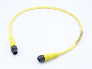 1200660696 - Micro-Change (M12) Double-Ended Cordset, 4 Poles, Female (Straight) to Male (Straight), 22 AWG, TPE Cable, 12.0m (39.37') Length 1200660696 - Micro-Change (M12) Double-Ended Cordset, 4 Poles, Female (Straight) to Male (Straight), 22 AWG, TPE Cable, 12.0m (39.37') Length