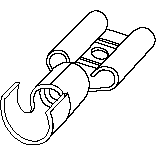 Molex-0190180004 Connector Terminals Quick Disconnect Terminal 18-22AWG Brass F 18.2mm Tin VibraKrimp™ T/R
