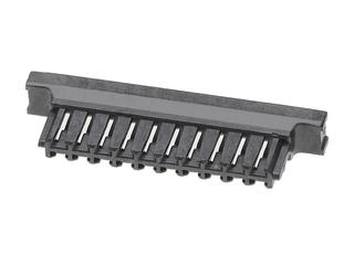 2147192140 - Zero-Hachi Receptacle Housing, 0.80mm Pitch, Single Row, Friction Lock, 14 Circuits, Black