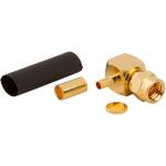 Amphenol RF-152107-75 Connector RF Conn Mini-SMC 0Hz to 10GHz 75Ohm Crimp RA Cable Mount PL Gold
