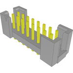 Samtec-TSSH-108-01-S-D Connector Headers and PCB Receptacles Conn Shrouded Header (3 Sides) HDR 16 POS 2.54mm Solder ST Thru-Hole Tube