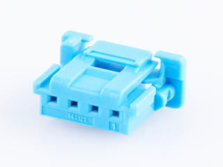 5601230404 - DuraClik ISL Wire-to-Board Receptacle Housing, Single Row, Blue, 4 Circuits 5601230404 - DuraClik ISL Wire-to-Board Receptacle Housing, Single Row, Blue, 4 Circuits
