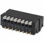 NIDEC Copal Electronics-CHP-081A Switch DIP Switch DIP OFF ON SPST 8 Piano 0.1A 24VDC J-Hook 1.27mm SMD Bag
