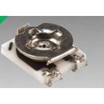 Bourns-TC33X-1-501E  Res Trimmer 500 Ohm 25% 0.1W(1/10W) 1(Elec)/1(Mech)Turns (3.6 X 3.8mm) Footprint SMD T/R
