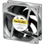 SANYO DENKI-9LG0824M4001 Blowers and Fans DC Fan Axial Ball Bearing 24V 12V to 26.4V 28.3CFM 25dB 80 X 80 X 25.2mm Sensor