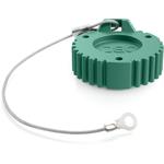 Amphenol-AHDC169-TMOBDGN Connector Accessories Connector Accessories Receptacle Cap Straight Green