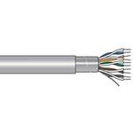 Alpha Wire-5472C SL001 Cable Multi-Conductor Shielded Twisted Pair Cable Tape Semi Rigid Polyvinyl Chloride 4Conductors 24AWG 5.72mm 300VAC Slate Polyvinyl Chloride 304.8m Spool