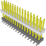 Samtec-HW-16-10-L-D-465-SM-A Connector Headers and PCB Receptacles Conn Board Stacker HDR 32 POS 2.54mm Solder ST Top Entry SMD Tube Samtec-HW-16-10-L-D-465-SM-A Connector Headers and PCB Receptacles Conn Board Stacker HDR 32 POS 2.54mm Solder ST Top Entry SMD Tube