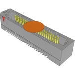 Samtec-ERF8-023-05.0-S-DV-L-K-TR Connector Headers and PCB Receptacles Conn Micro High Speed Socket Strip SKT 46 POS 0.8mm Solder ST Top Entry SMD Edge Rate® T/R