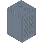Hammond Manufacturing-1416E  Gray Mild Steel Component Case