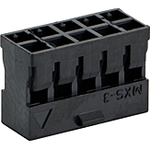 Molex-0511101060 Connector Discrete Wire Housing Conn Housing RCP 10 POS 2mm Crimp ST Cable Mount Black Milli-Grid™ Bag