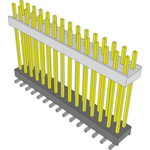 Samtec-HW-15-12-F-D-821-SM-A Connector Headers and PCB Receptacles Conn Board Stacker HDR 30 POS 2.54mm Solder ST Top Entry SMD Tube