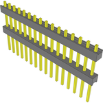 Samtec-EW-16-10-T-S-435 Connector Headers and PCB Receptacles Conn Board Stacker HDR 16 POS 2.54mm Solder ST Top Entry Thru-Hole Bulk