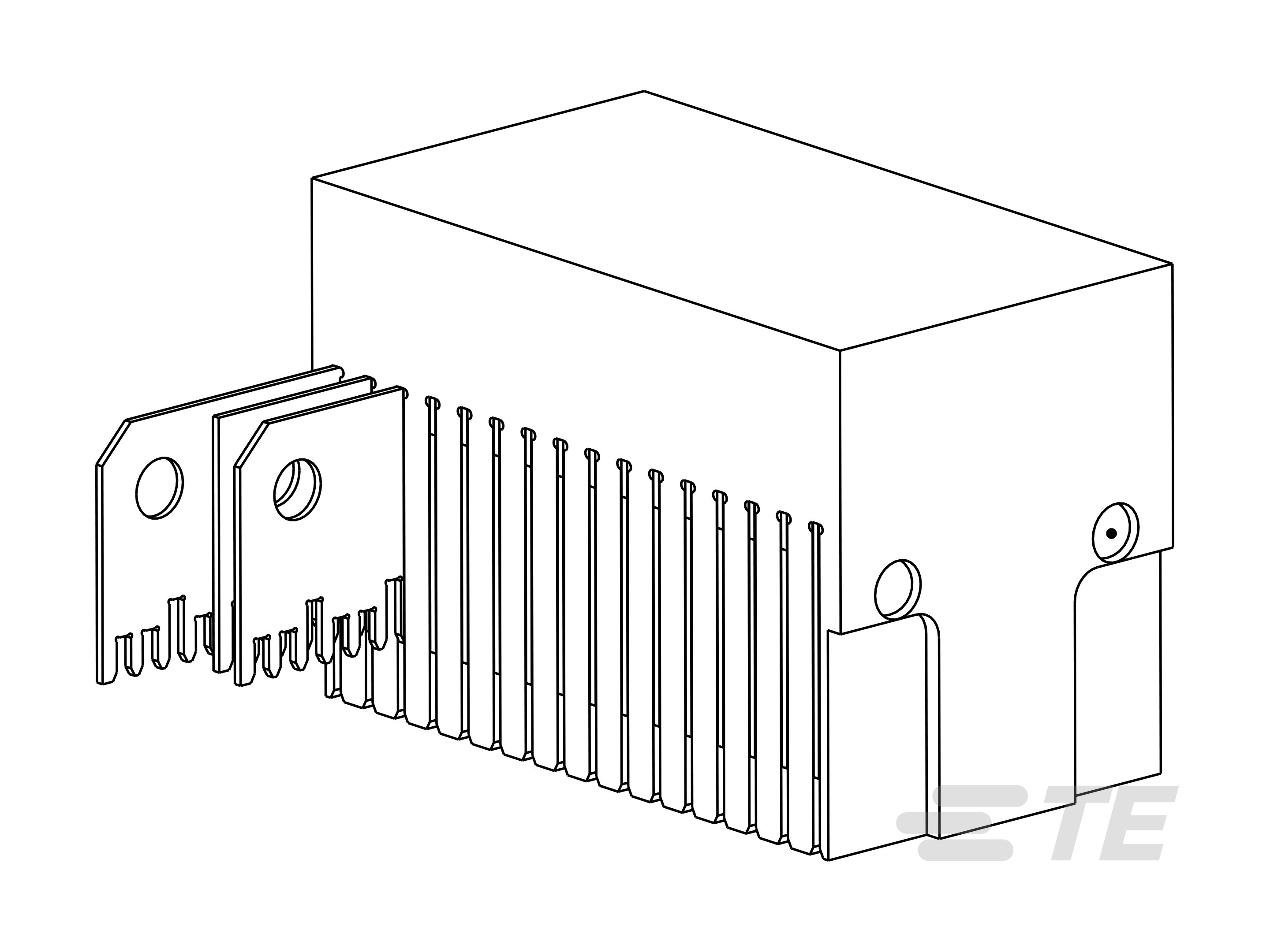 SEATING TL ASSY, STD 5 PAIR-1-1804791-1