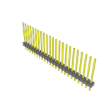 Samtec-MTSW-123-10-T-S-605 Connector Headers and PCB Receptacles Conn Unshrouded Header HDR 23 POS 2.54mm Solder ST Top Entry Thru-Hole Bulk