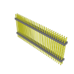 Samtec-ZW-31-14-G-D-1000-220 Connector Headers and PCB Receptacles Conn Board Stacker HDR 62 POS 2.54mm Solder ST Top Entry Thru-Hole Bulk