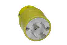 1301420039 - Super-Safeway Plug with Locking Blade, 3 Pole/4 Wire, NEMA L17-30, 3ø 600V