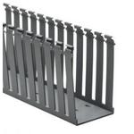 HellermannTyton-181-35005 Wiring Ducts Wiring Ducts Slotted Rectangular without Cover Mounting Holes Polyvinyl Chloride Gray Carton