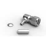 TE Connectivity-2081203-1 Connector RF Conn SMA KOAXXA 50Ohm Crimp/Solder RA Cable Mount PL Gold Bag