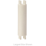 Bivar-455-210 Lighting Accessories LED Mount, Vertical, 0.210in., 3mm or 5mm LED, 2 Lead, Round, Molded Nylon, White