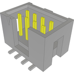 Samtec-HTSS-104-01-L-DV Connector Headers and PCB Receptacles Conn Shrouded Header (4 Sides) HDR 8 POS 2.54mm Solder ST Top Entry SMD Tube