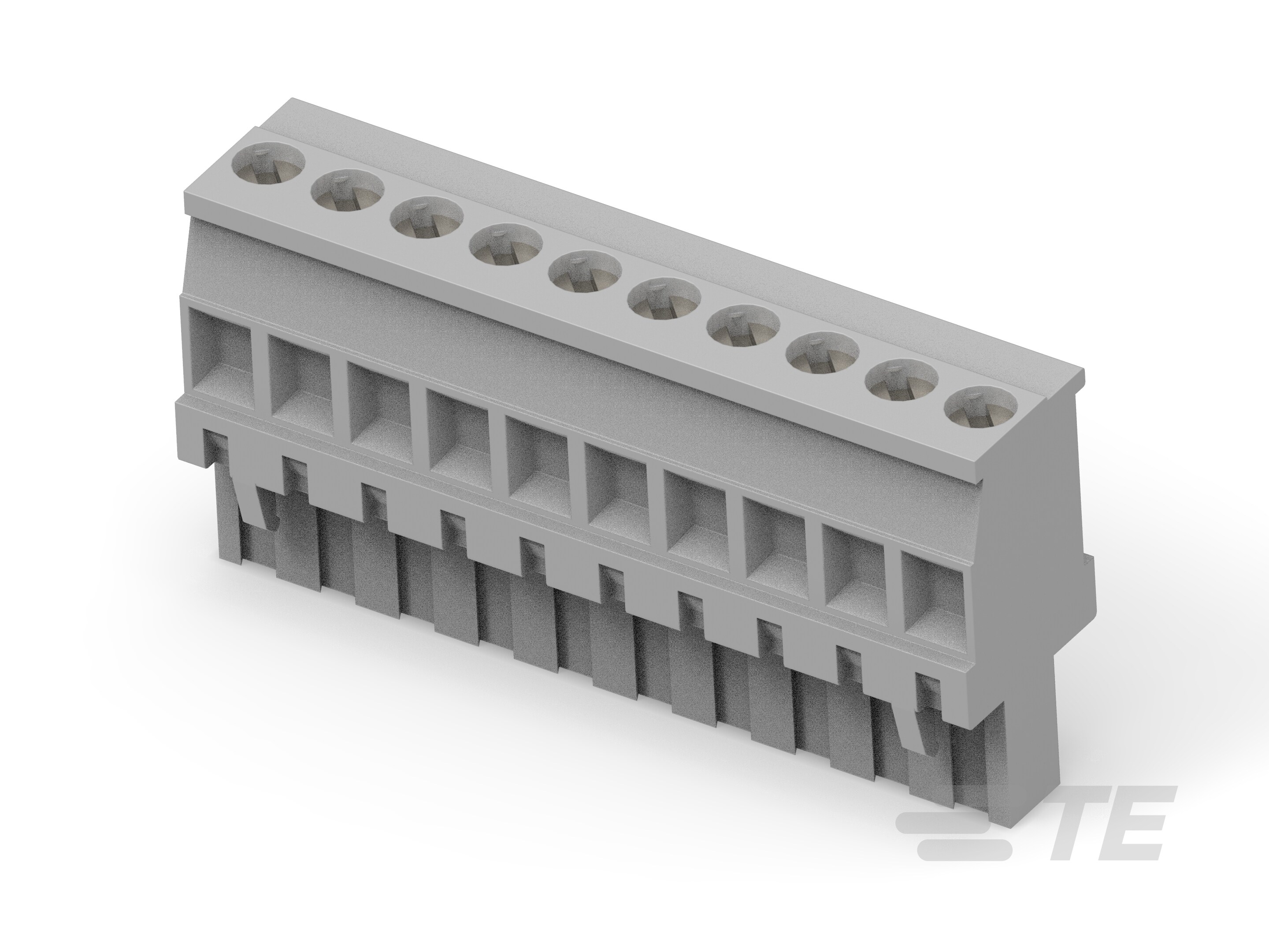 EUROSTYLE 10POS VERT PLUG STCK-1-1546122-0