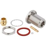 Amphenol RF-172153 Connector RF Conn Type N 0Hz to 11GHz 50Ohm Solder ST Panel Mount F Gold