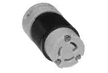 1301440033 - Safeway Connector with Locking Blade, 2 Pole/3 Wire, NEMA L7-15, 277V