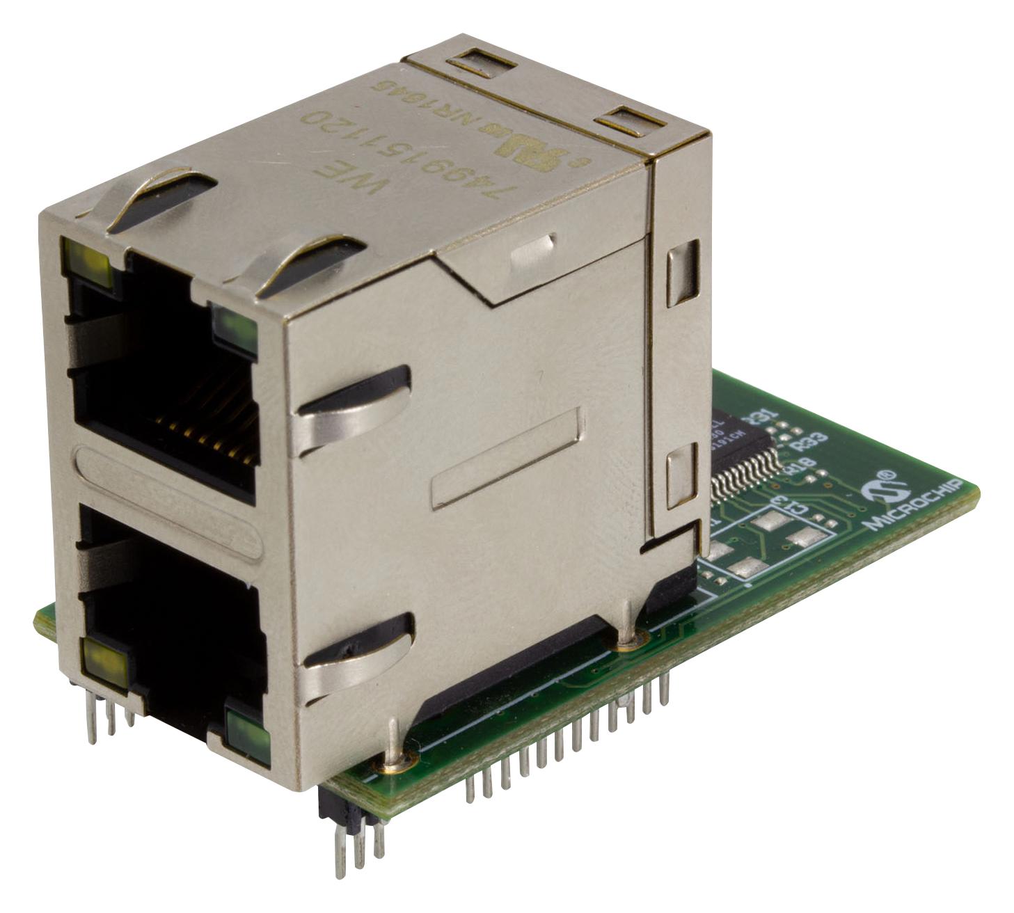 Daughter Board, KSZ8863 Ethernet PHY Board, Microchip Starter Kits Daughter Board, KSZ8863 Ethernet PHY Board, Microchip Starter Kits