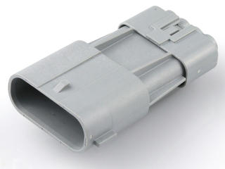 2077780303 - Squba 3.6 Sealed Plug Assembly, 3.60mm Pitch, 3 Circuits, Single Row, Glow-Wire Capable, Key C, Gray, UL1007/UL1061 Compatible 2077780303 - Squba 3.6 Sealed Plug Assembly, 3.60mm Pitch, 3 Circuits, Single Row, Glow-Wire Capable, Key C, Gray, UL1007/UL1061 Compatible