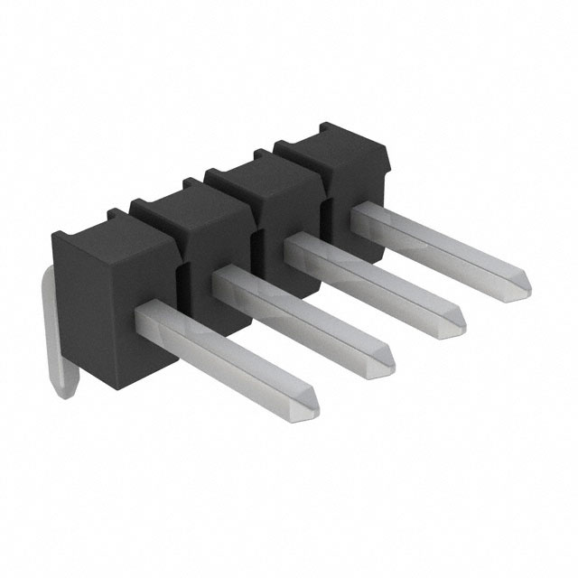 AMPMODU Mod II Breakaway TH RA Tin 4 Pins