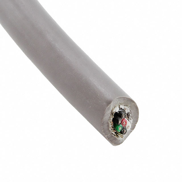 6 (3 Pair Twisted) Blk-R,W,G Foil, Braid