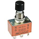 NKK Switches-SB221NO-DC Switch Push Button Switch Push Button OFF (ON) SPST Round Plunger 3A 250VAC Momentary Panel Mount Screw NKK Switches-SB221NO-DC Switch Push Button Switch Push Button OFF (ON) SPST Round Plunger 3A 250VAC Momentary Panel Mount Screw