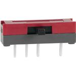 NKK Switches-SS14MDH2 Switch Slide Switch Slide ON ON ON SP3T Side Slide 0.1A 30VDC 10000Cycles PC Pins Thru-Hole