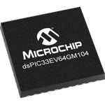 Microchip Technology-DSPIC33EV64GM104-I/ML Microcontrollers - MCUs MCU 16-bit dsPIC CISC 64KB Flash 5V 44-Pin QFN EP Tube