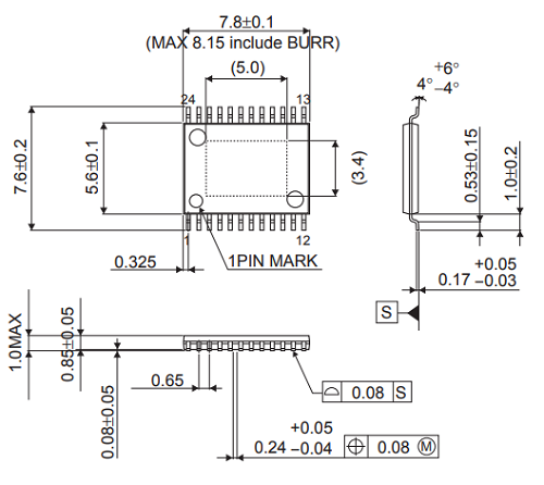 Product dimension image
