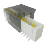 Samtec-T1M-15-F-SV-L-P Connector Headers and PCB Receptacles Conn Shrouded Header (4 Sides) HDR 15 POS 1mm Solder ST Top Entry SMD Micro Mate™ T/R