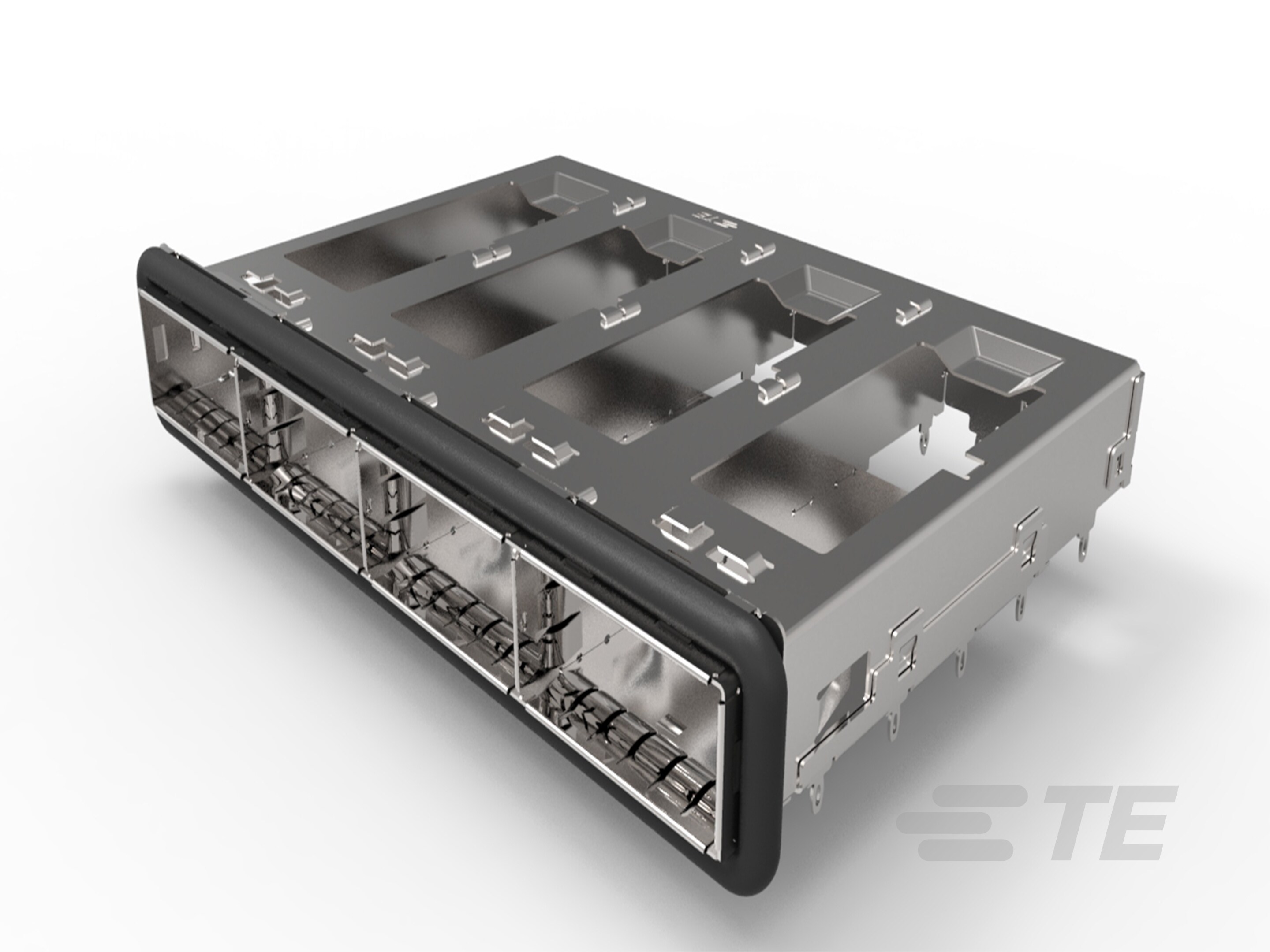 CAGE ASSEMBLY, 1X4, QSFP28, GASKET-2170782-1