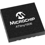 Microchip Technology-ATTINY1606-MFR Microcontrollers - MCUs MCU 8-bit AVR RISC 16KB Flash 2.5V/3.3V/5V 20-Pin VQFN EP T/R