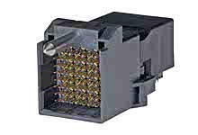 1715747838 - Impact 100 Ohm 4-Pair Right-Angle Orthogonal Direct Header, Top Guided, with Outrigger, 8 Column, 32 Differential Pair, 270˚Mate Position, Pin Length 5.50mm, Plated Through-Hole Dimension 0.39mm, Lead Free