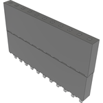 Samtec-ESW-111-58-L-S Connector Headers and PCB Receptacles Conn Elevated Socket SKT 11 POS 2.54mm Solder ST Top Entry Thru-Hole Tube Samtec-ESW-111-58-L-S Connector Headers and PCB Receptacles Conn Elevated Socket SKT 11 POS 2.54mm Solder ST Top Entry Thru-Hole Tube