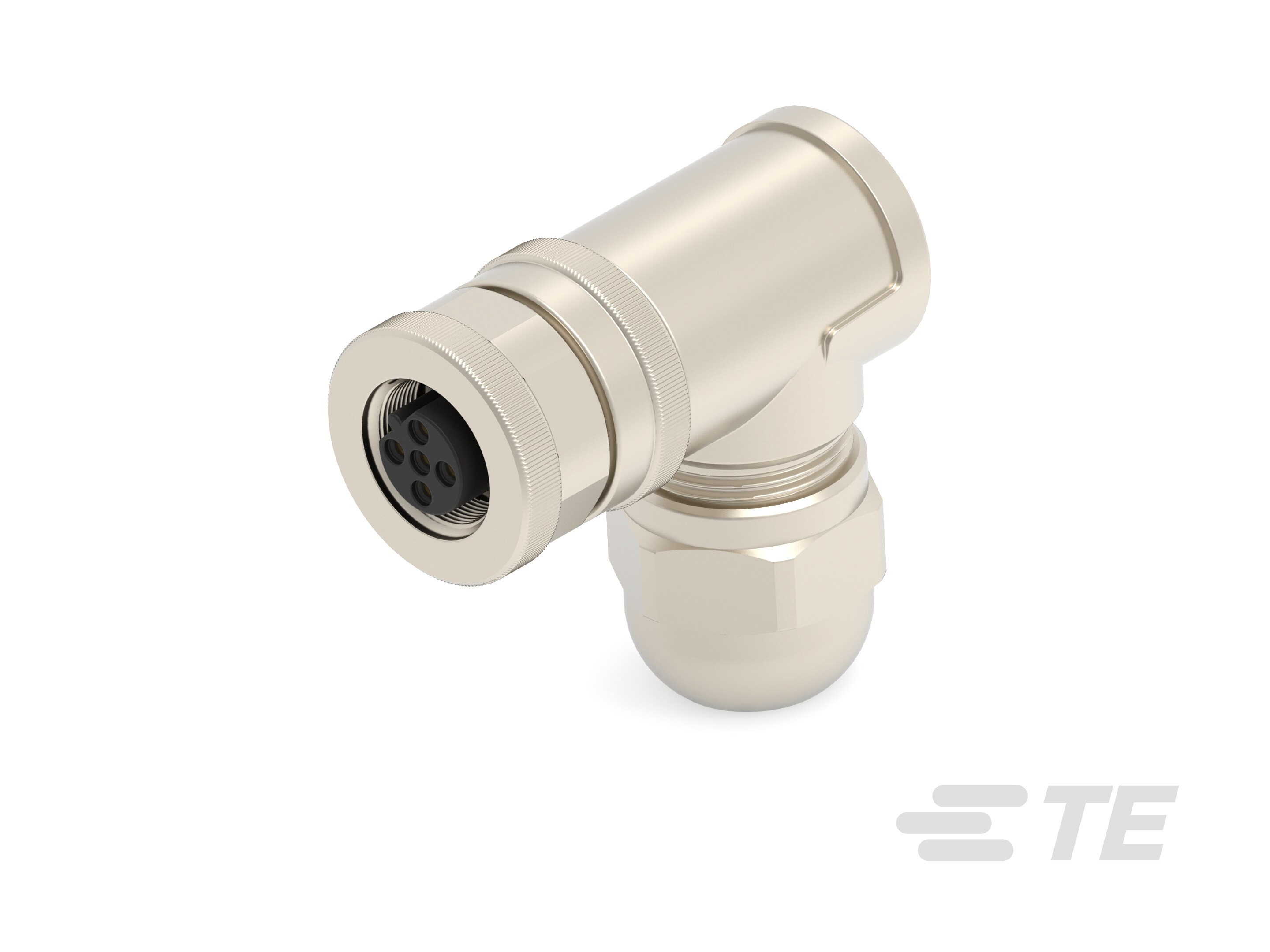 M12 F, 3P GOLD B_CODE RA SHIELDED PG7-T4112411031-000