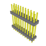 Samtec-ZW-10-12-G-D-680-120 Connector Headers and PCB Receptacles Conn Board Stacker HDR 20 POS 2.54mm Solder ST Top Entry Thru-Hole Bulk Samtec-ZW-10-12-G-D-680-120 Connector Headers and PCB Receptacles Conn Board Stacker HDR 20 POS 2.54mm Solder ST Top Entry Thru-Hole Bulk