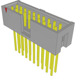 Samtec-TSS-110-03-G-D Connector Headers and PCB Receptacles Conn Shrouded Header (4 Sides) HDR 20 POS 2.54mm Solder ST Top Entry Thru-Hole Bulk