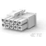 TE Connectivity-1-2296205-0 Connector Discrete Wire Housing Conn Housing RCP 10 POS 4.2mm Crimp ST Cable Mount White